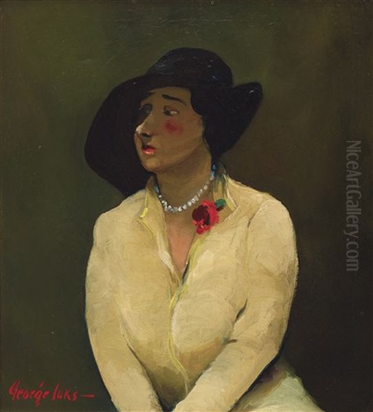 Contemplation Oil Painting by George Luks