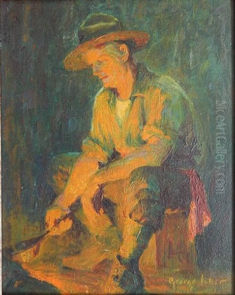 The Scout Master Oil Painting by George Luks