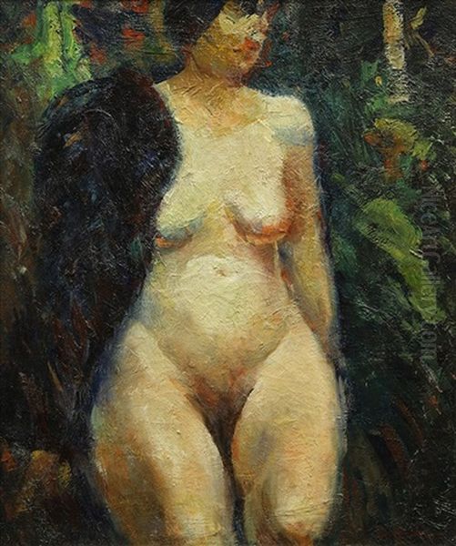 Nude Oil Painting by George Luks