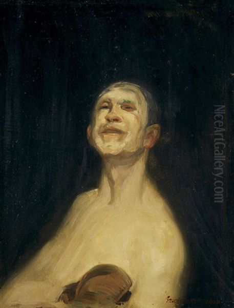 The Tenth Round Oil Painting by George Luks