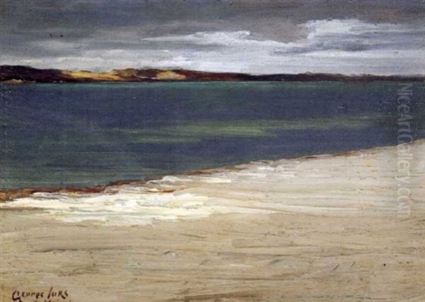 Coastal Maine Oil Painting by George Luks