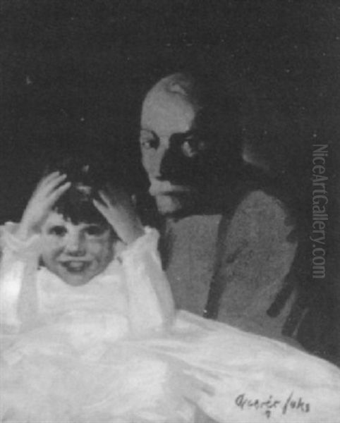 Look Of Surprise Oil Painting by George Luks