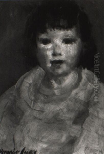 Betty Oil Painting by George Luks