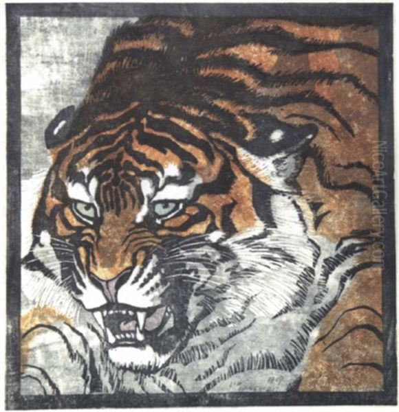 Cocktails Oil Painting by George Luks