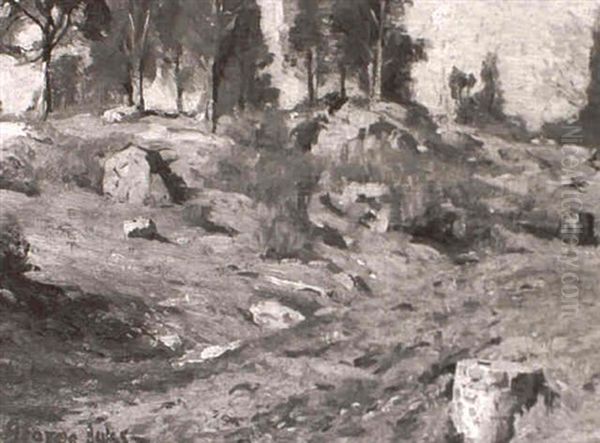 Near The Pallisades Oil Painting by George Luks