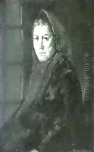 The Bread Woman, New York Oil Painting by George Luks