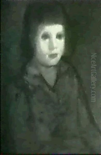 Russian Boy Oil Painting by George Luks