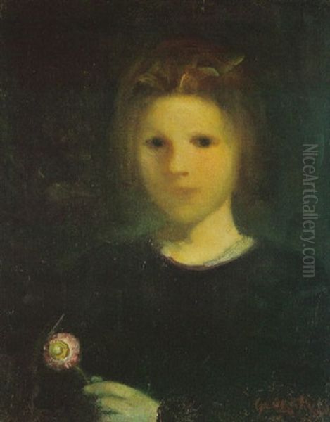 The Flower Of Youth Oil Painting by George Luks