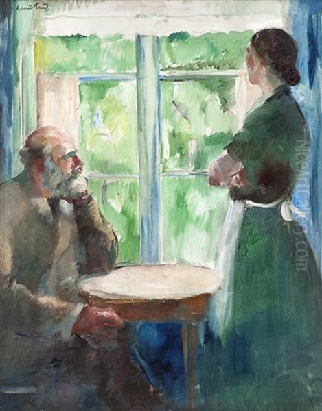 By The Window Oil Painting by Henrik Lund