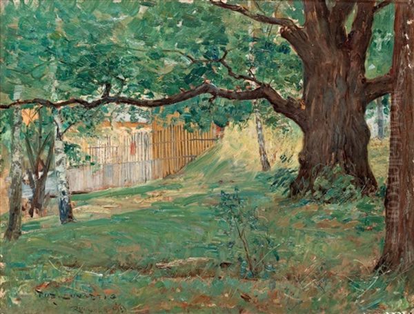 Motiv Fran Runsala Oil Painting by Robert Karl Lundberg