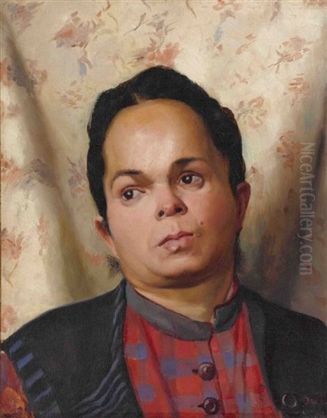 Bildnis Eines Artisten Oil Painting by Ernst Lundstrom