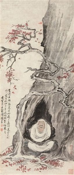 Character Oil Painting by Luo Ping