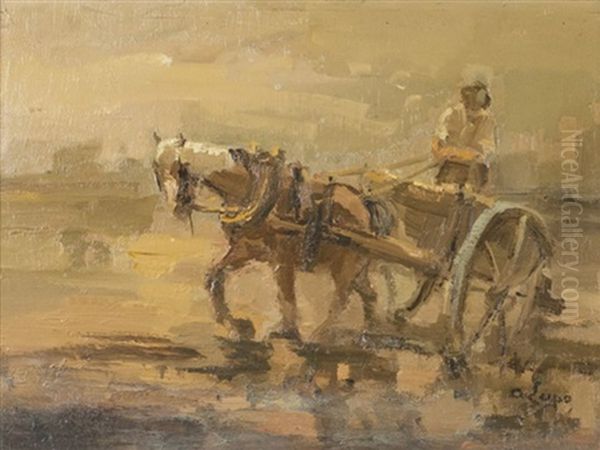 Al Lavoro In Risaia Oil Painting by Alessandro Lupo
