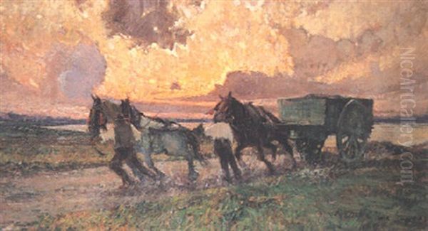 L'ultima Fatica Oil Painting by Alessandro Lupo