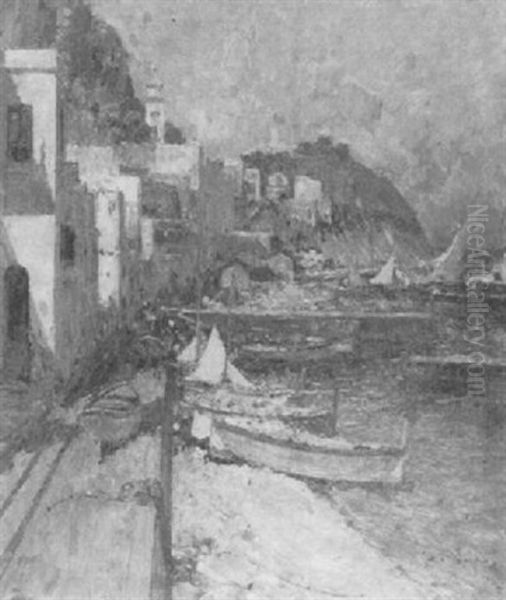 Ll Nastro Azzuro Oil Painting by Alessandro Lupo