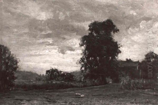 Paesaggio Al Tramonto Oil Painting by Alessandro Lupo