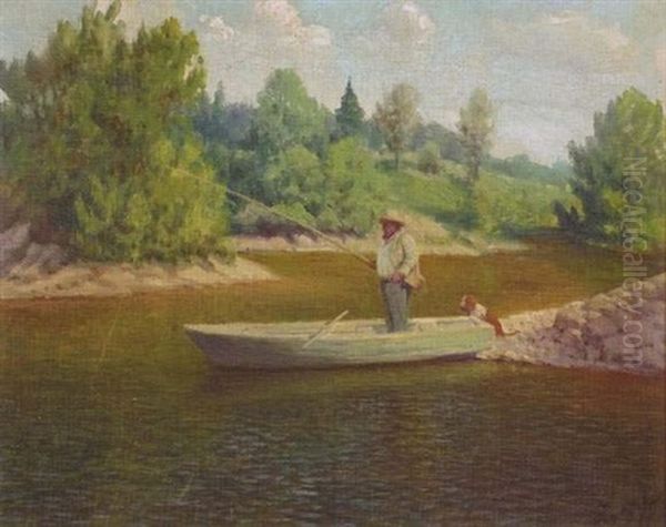 Le Pecheur Oil Painting by Petr Ivanovich Lvov