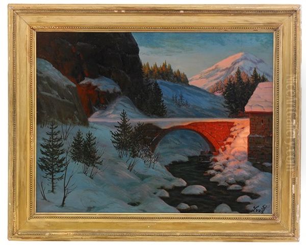 Landscape Oil Painting by Petr Ivanovich Lvov