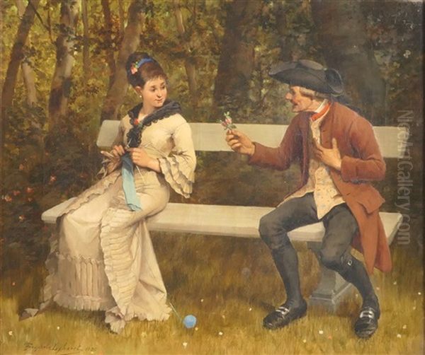 Lybaert T Oil Painting by Theophile Lybaert