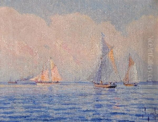 Calma Oil Painting by Justo Maximo Lynch