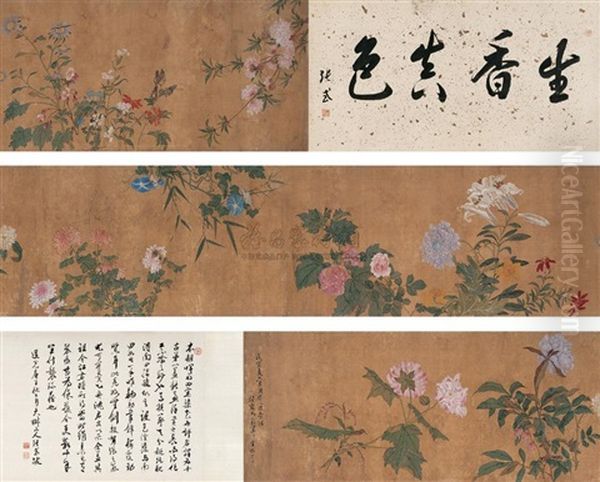 Flowers Oil Painting by Ma Yuanyu