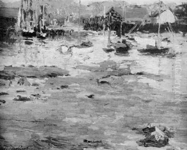 Low Tide Oil Painting by Mary Nicholena Maccord