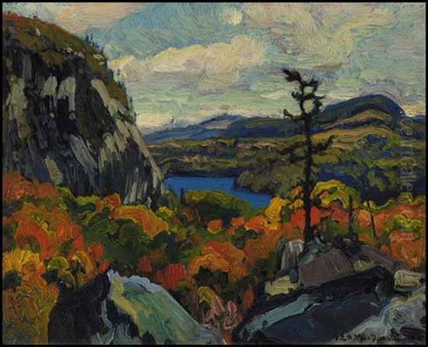 Early Autumn, Montreal River, Algoma Oil Painting by James Edward Hervey MacDonald