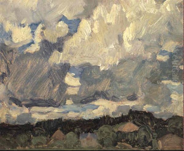 Hog's Hollow Oil Painting by James Edward Hervey MacDonald