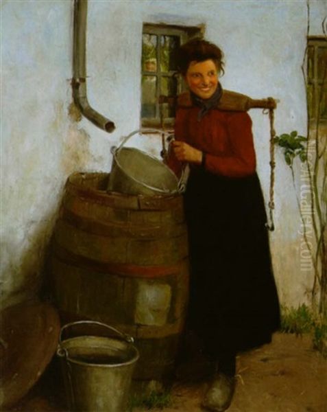 From The Garden Oil Painting by Norwood Hodge Macgilvary