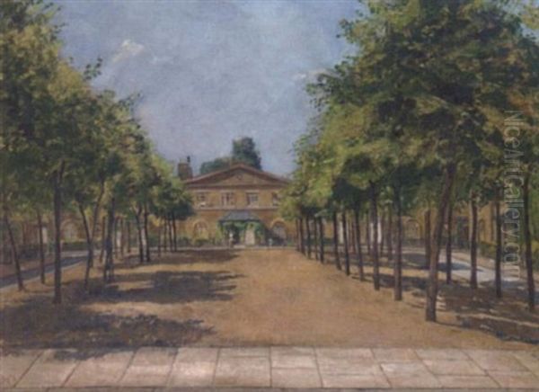 Courtney Square, London Oil Painting by Margaret Macdonald