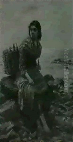 The Fisher Girl Oil Painting by Thomas Eyre Macklin