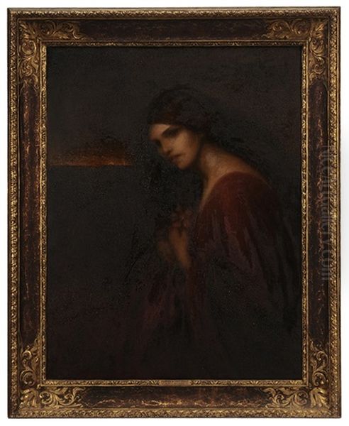 Flower Of Yesterday Oil Painting by Mary Lizzie Macomber