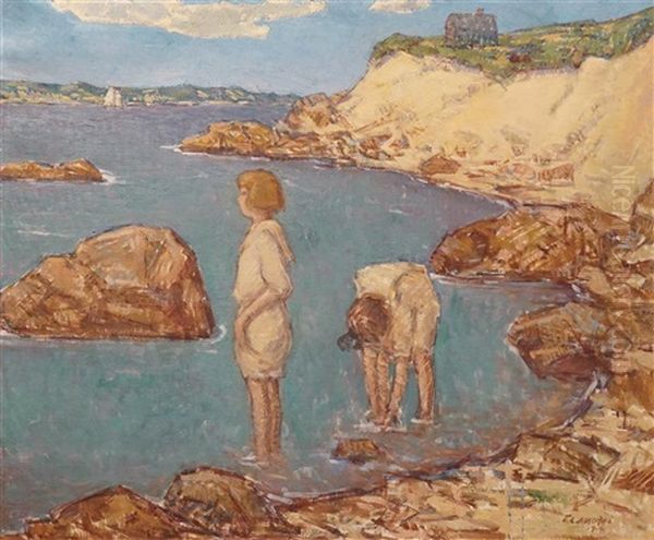 Summer Martha's Vineyard Oil Painting by Elmer Livingston Macrae