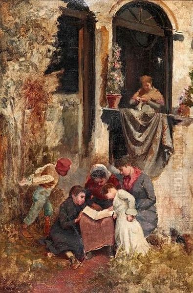 Escena Rural Oil Painting by Jose Berga Boix