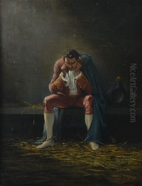 En Prison Oil Painting by Jean-Baptiste Madou