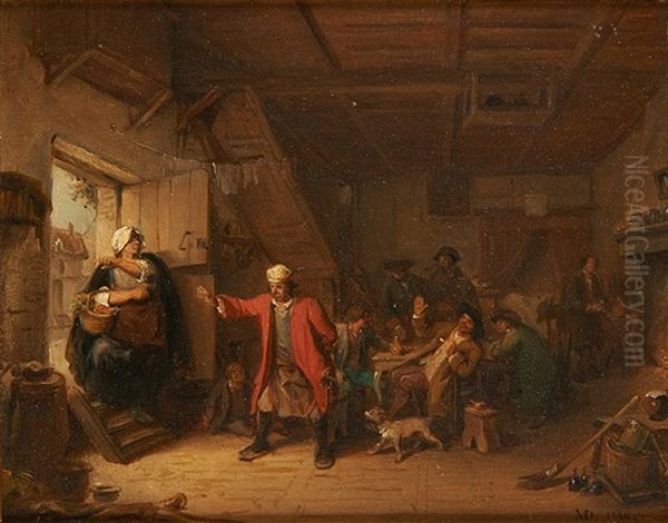 Il Est Temps De Rentrer ! Oil Painting by Jean-Baptiste Madou