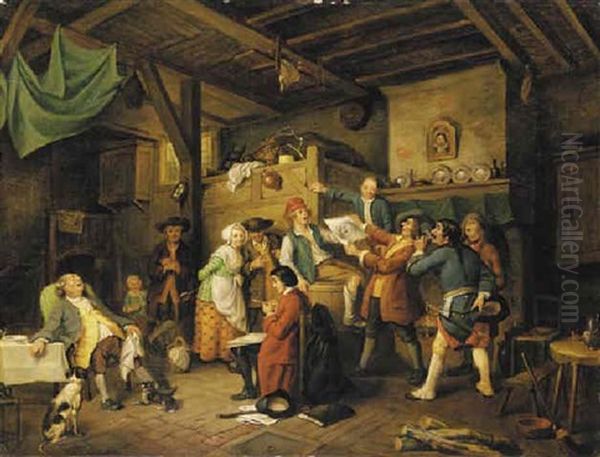 Le Croquis Oil Painting by Jean-Baptiste Madou