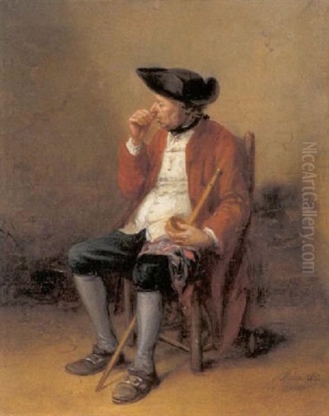 Le Priseur Oil Painting by Jean-Baptiste Madou