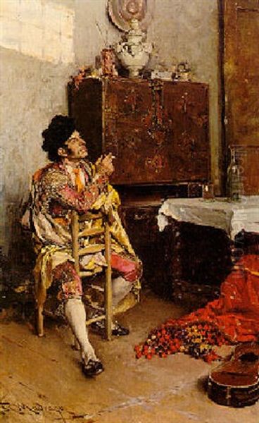 After The Bull Fight Oil Painting by Raimundo de Madrazo y Garreta