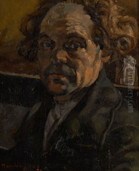 Portrait Masculin Oil Painting by Medard Maertens