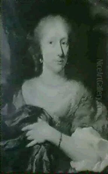 Portrait De Jeune Femme Au Collier De Perles Oil Painting by Nicolaes Maes