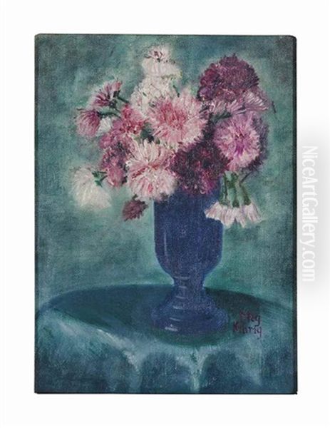 Still Life No. 1; And A Companion Work Still Life No. 2 Oil Painting by Jennie Magafan