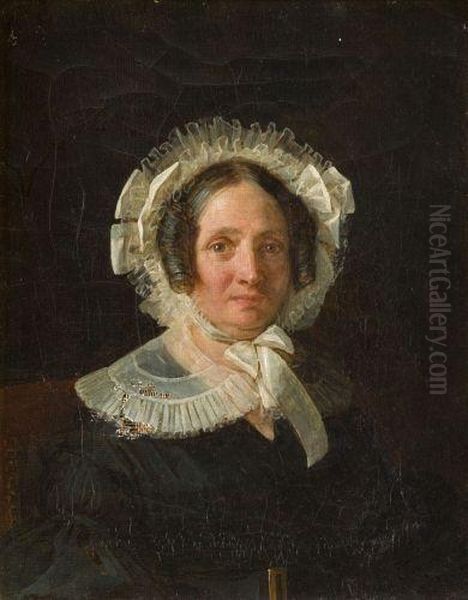 Portraits De Six Membres De La Famille Bannoyer Oil Painting by Joseph Berger