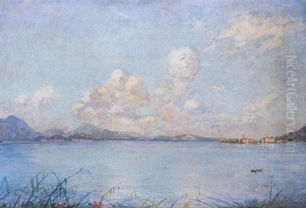 Lago Maggiore Oil Painting by Gianni Maimeri