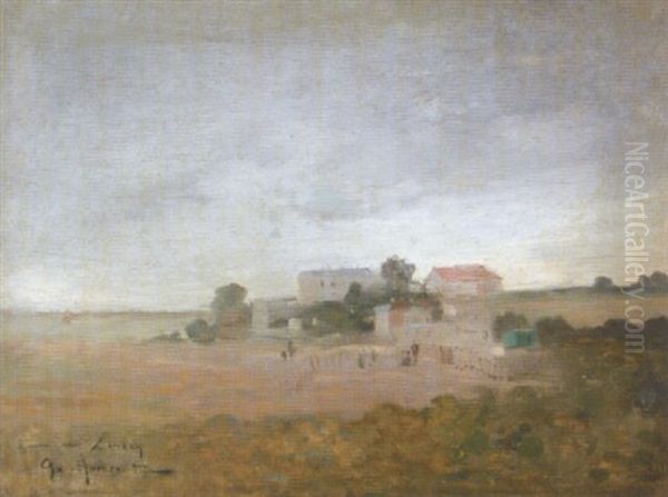 Vue D'un Hameau Oil Painting by Gustave Maincent