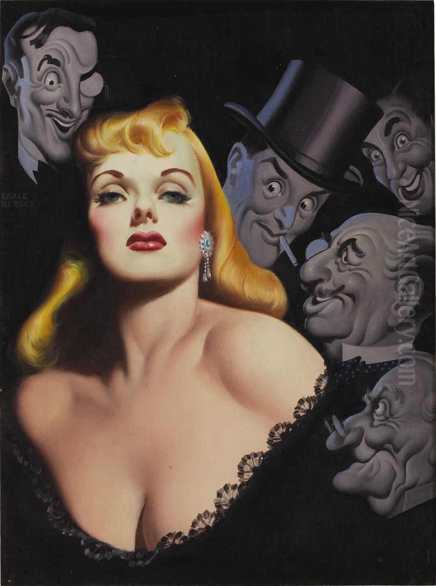 Gentlemen Prefer Blondes Oil Painting by Earle K. Bergey