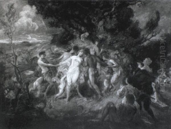 Bacchanal Oil Painting by Hans Makart