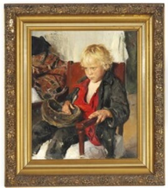 Shurka Oil Painting by Vladimir Egorovic Makovsky