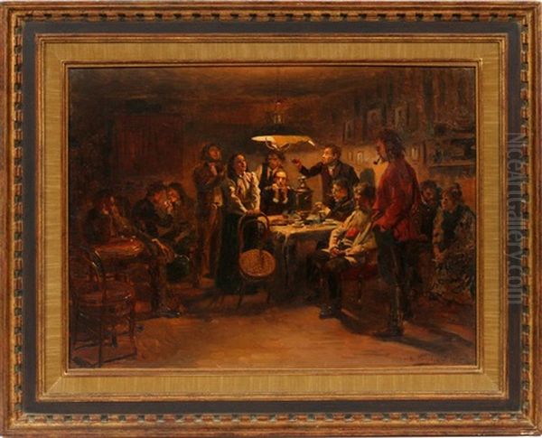 The Conspirators Oil Painting by Vladimir Egorovic Makovsky