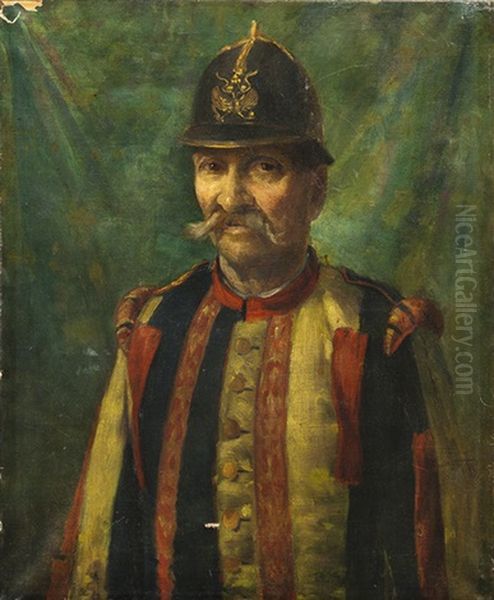Un Policier Oil Painting by Vladimir Egorovic Makovsky